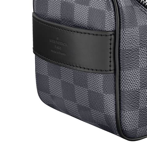 Toiletry Pouch Damier Graphite Canvas 